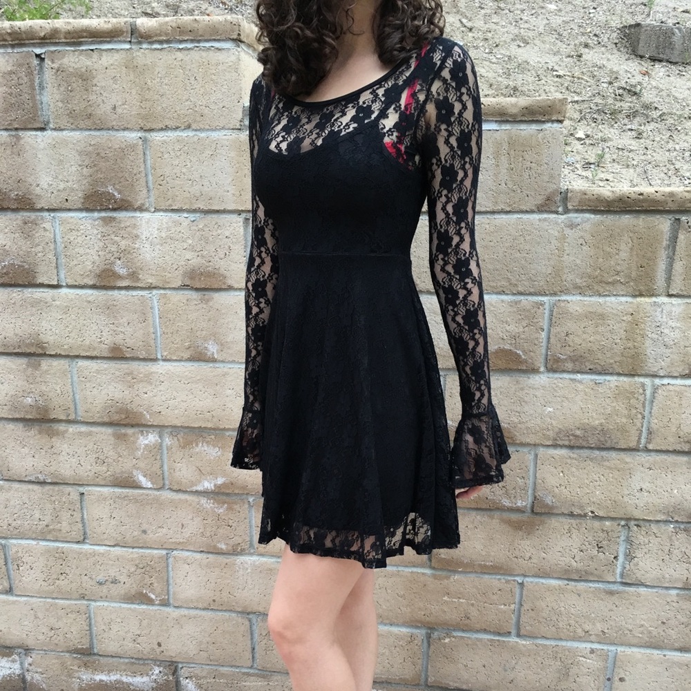 NWOT Windsor Black Lace Dress